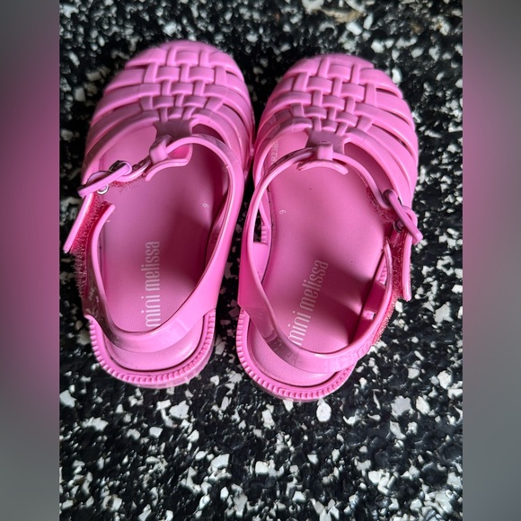 NWOT Mini Melissa Possession Baby Sandals Size 6. Pink - Picture 3 of 7
